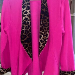 Pink and Leopard Light Jacket